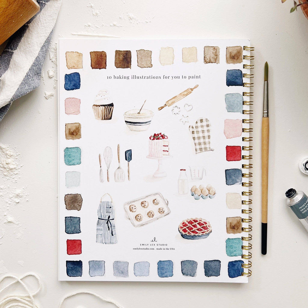 Watercolor Workbook Baking