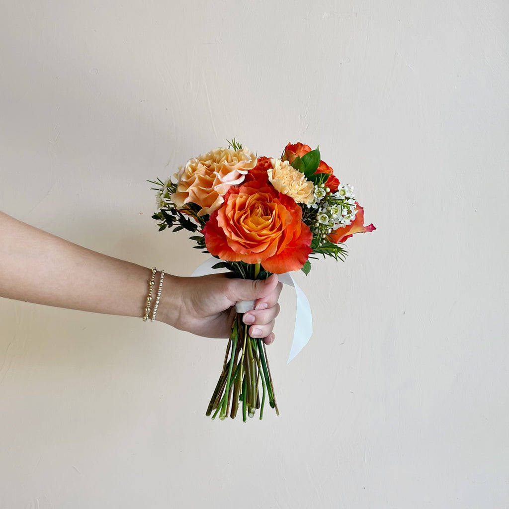prom bouquet for orange dress Petite Posey