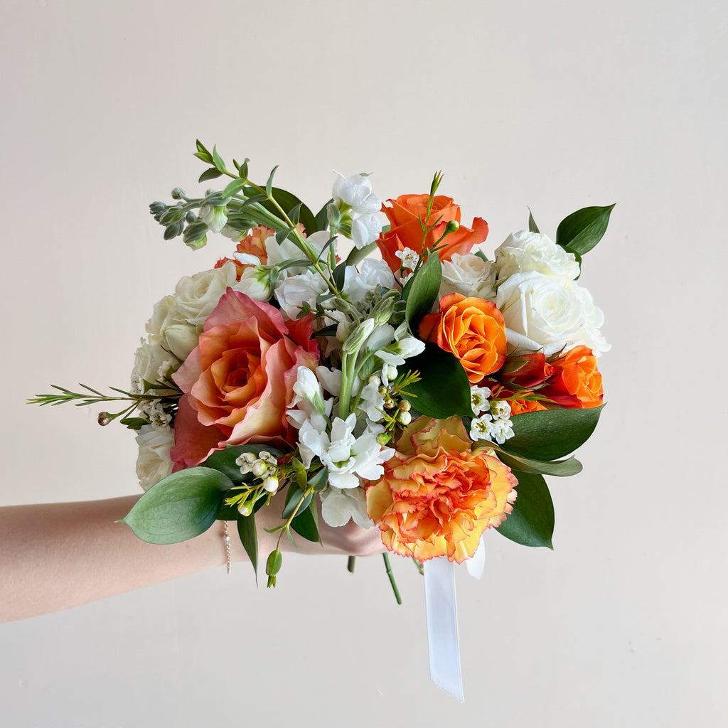 Posey Bouquet - Oranges and Whites