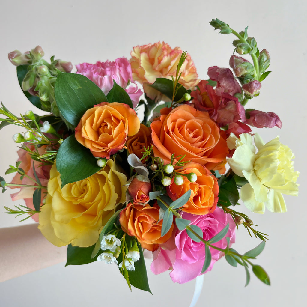 Posey Bouquet - Oranges, Pinks, and Yellows