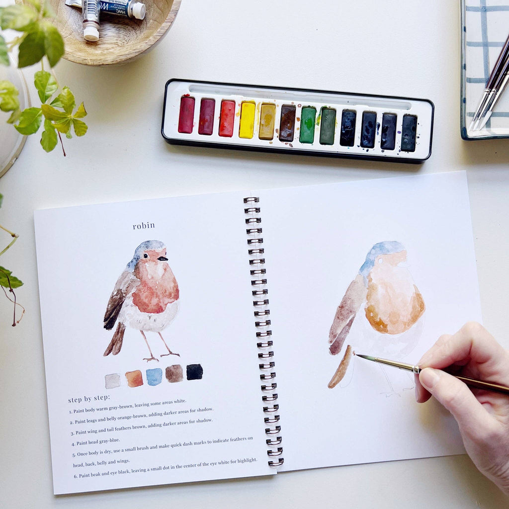 Watercolor Workbook Birds