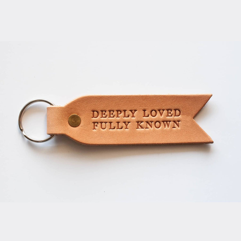 Deeply Loved Fully Known Key Fob