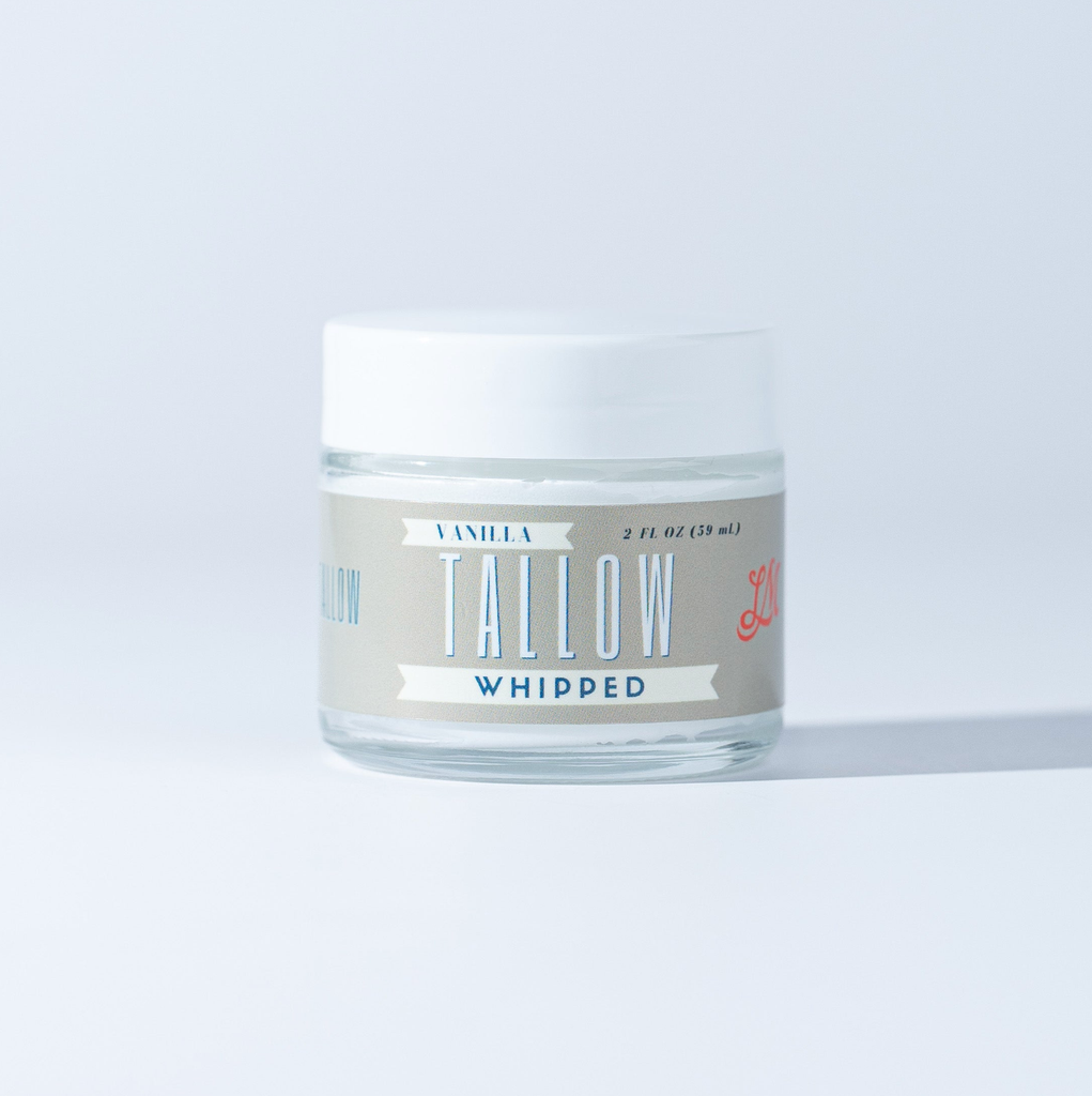 2oz Vanilla Whipped Tallow Moisturizer