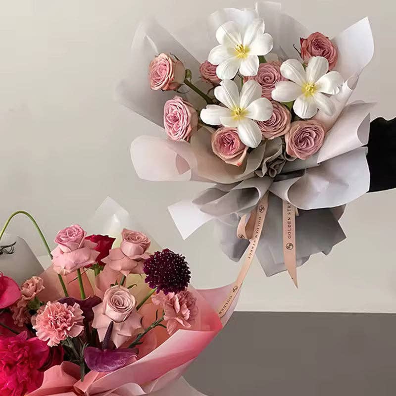 Candy Glass Flower Wrapping Paper (20pcs/bag): Color #4