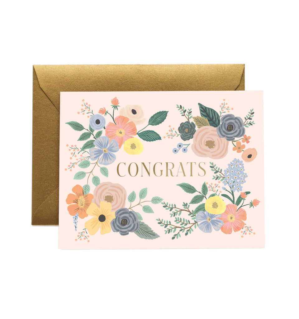 Garden Forest Congrats Card