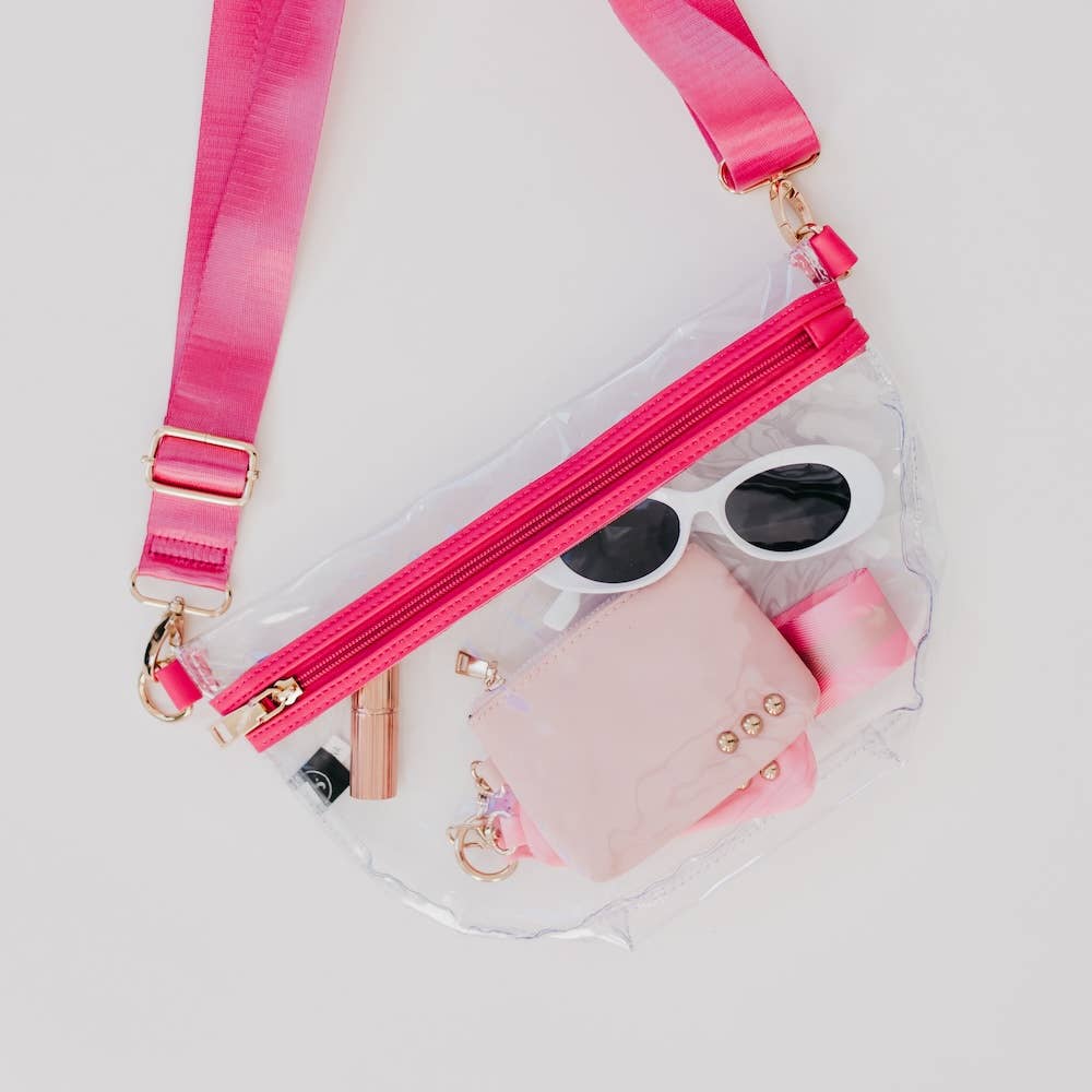 Kehlani Clear Bum Bag: Cream