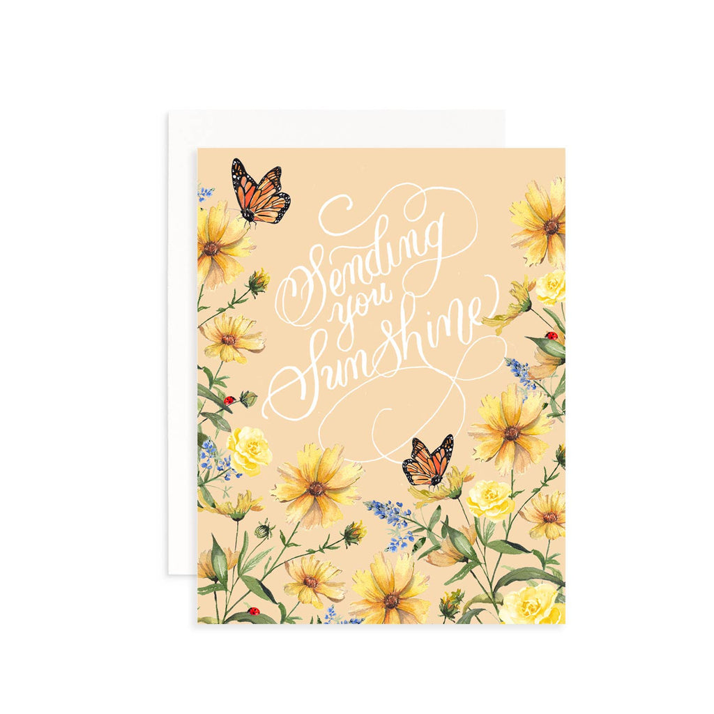 Sending You Sunshine Greeting Card: Single Card
