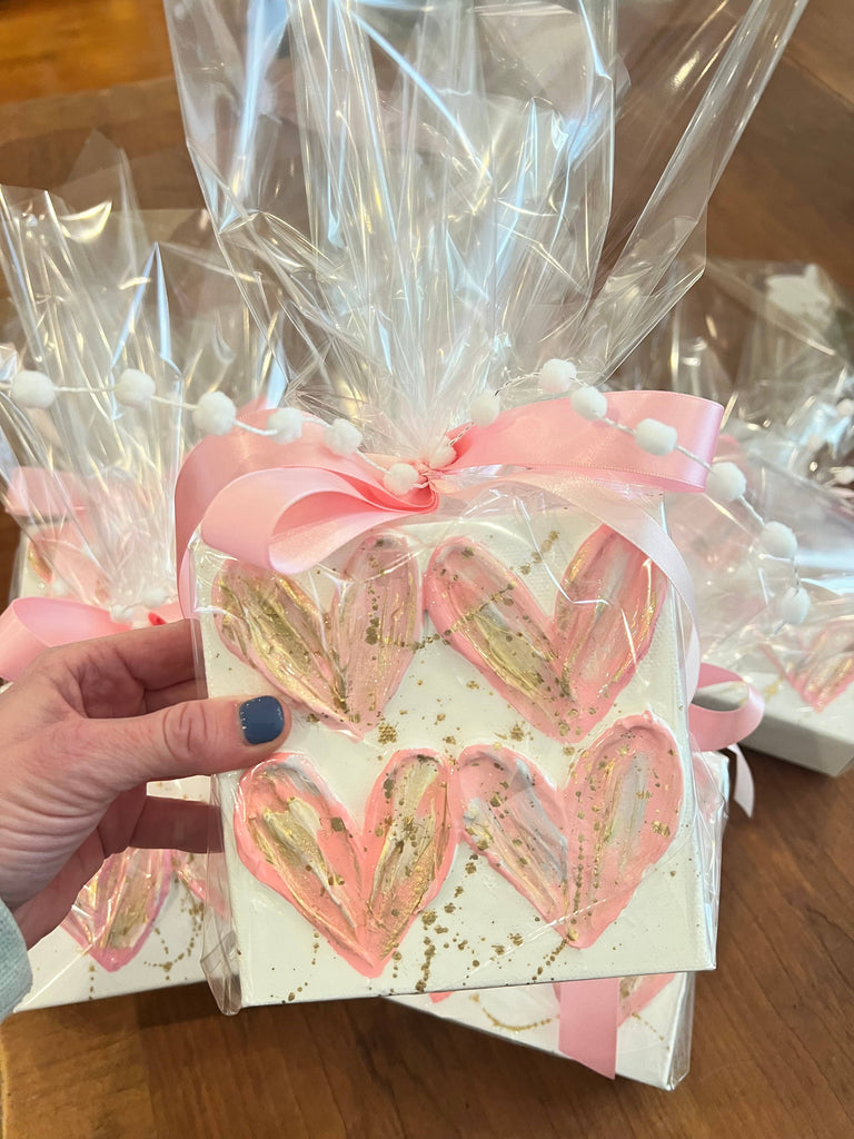 Canvas - 5x5 inch Heart Canvas