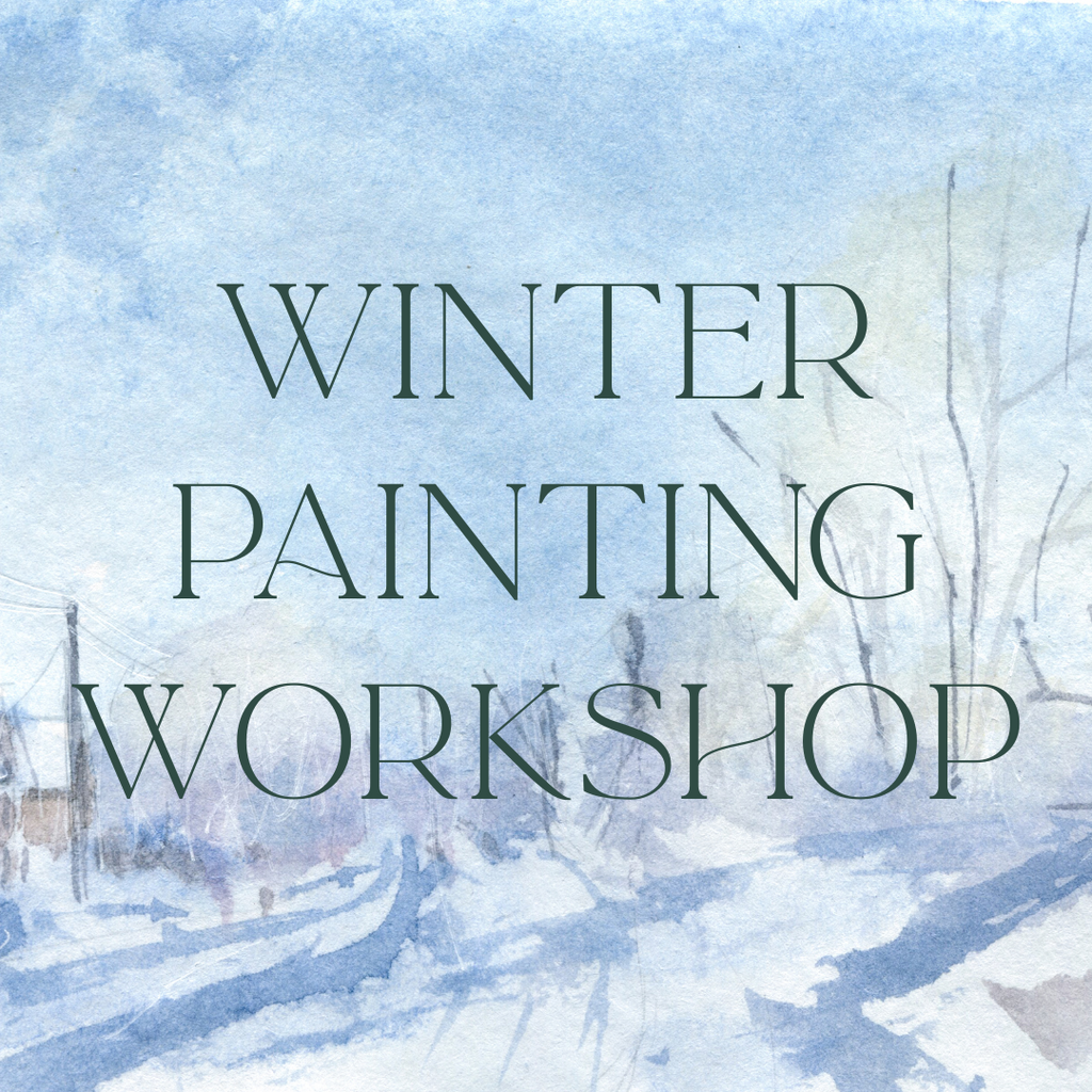 Winter Watercolor Painting Workshop - Thursday, December 18th | 5:30–7:30 p.m. - Winter Watercolors & Ornament Keepsake