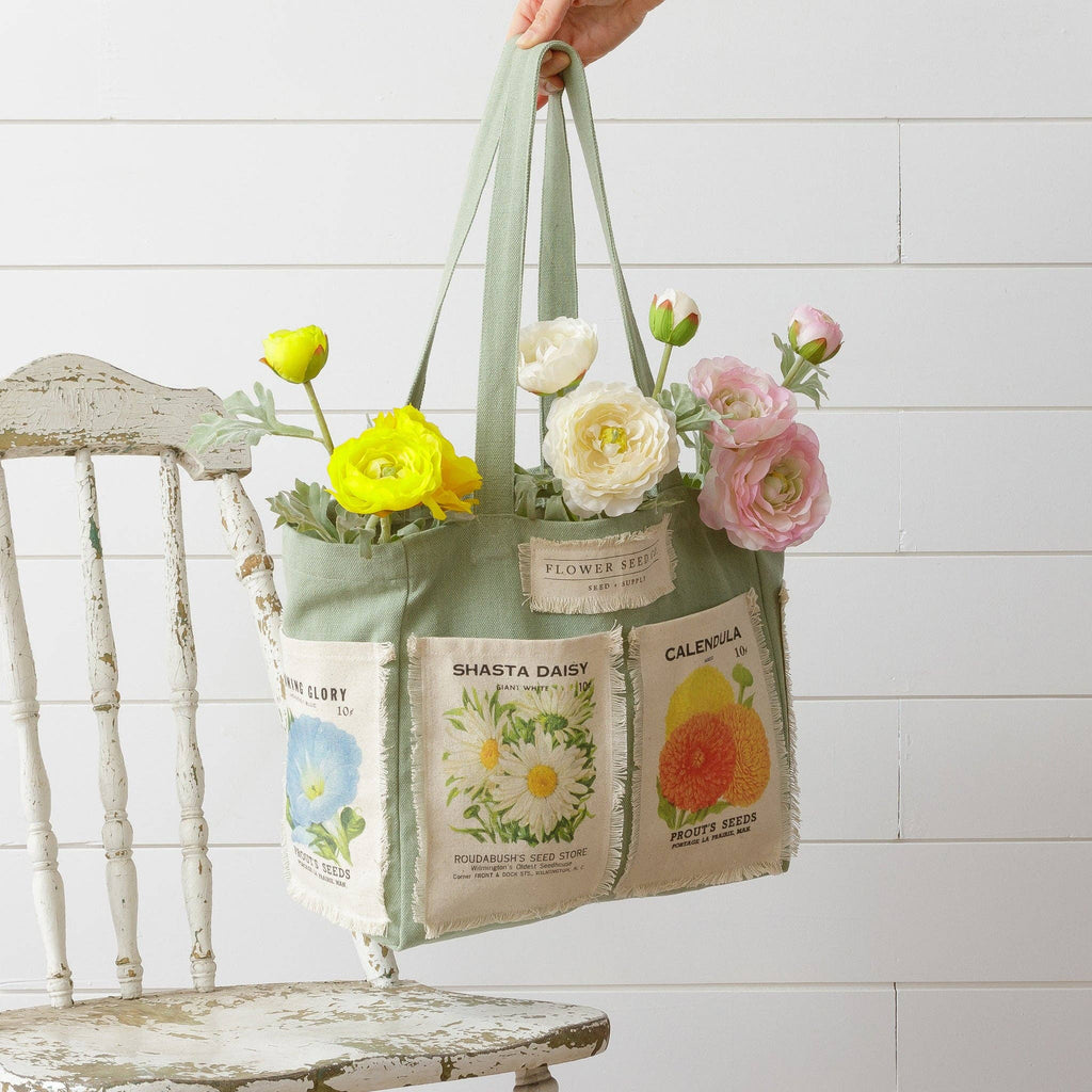 Flower Seed Packets Tote (PC)