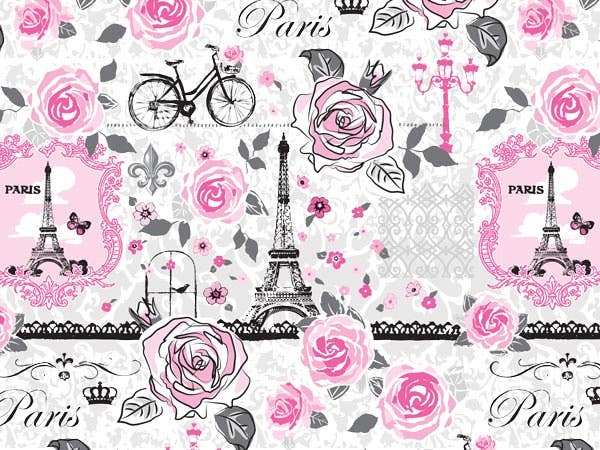 Floral & Nature Print Tissue Paper Sheets: Daisy / 120 Pack / 20x30"