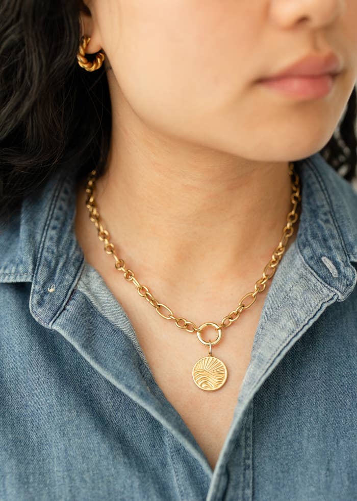 Gold Steadfast Charm