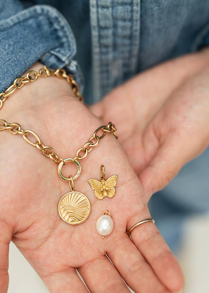 Gold Steadfast Charm