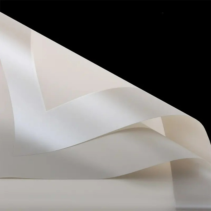 Jelly Color Waterproof Flower Wrapping Paper (20 sheets/bag): 6 - Yellow