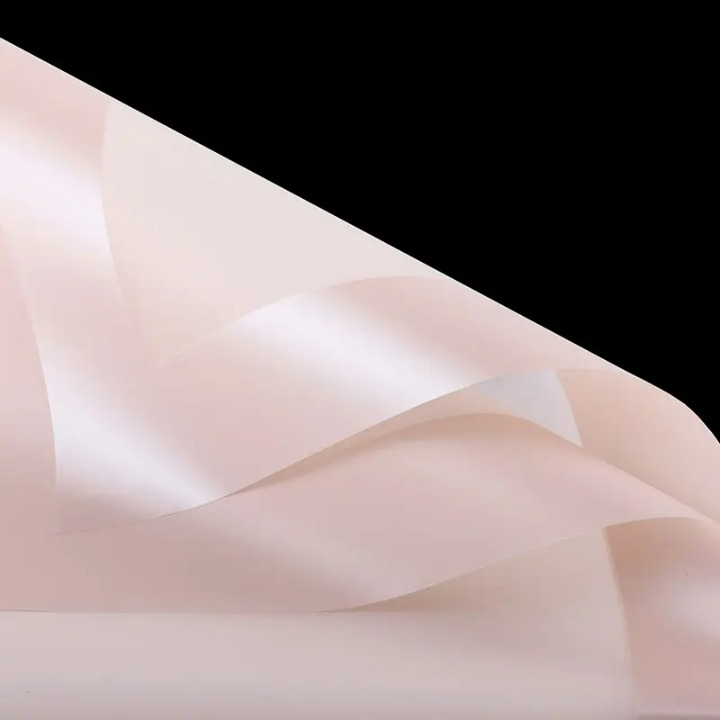 Jelly Color Waterproof Flower Wrapping Paper (20 sheets/bag): 6 - Yellow