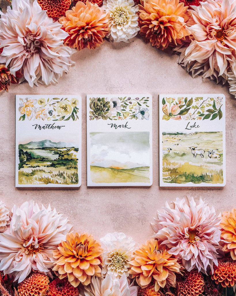ESV Scripture Journal: New Testament Set (Artwork by Ruth Chou Simons)