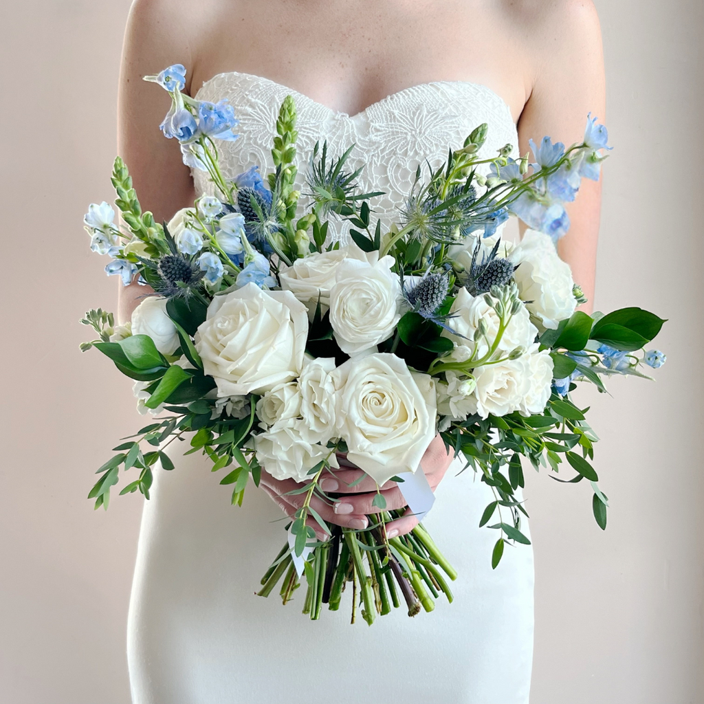 Blissfully Blue - Premium Bridal Bouquet