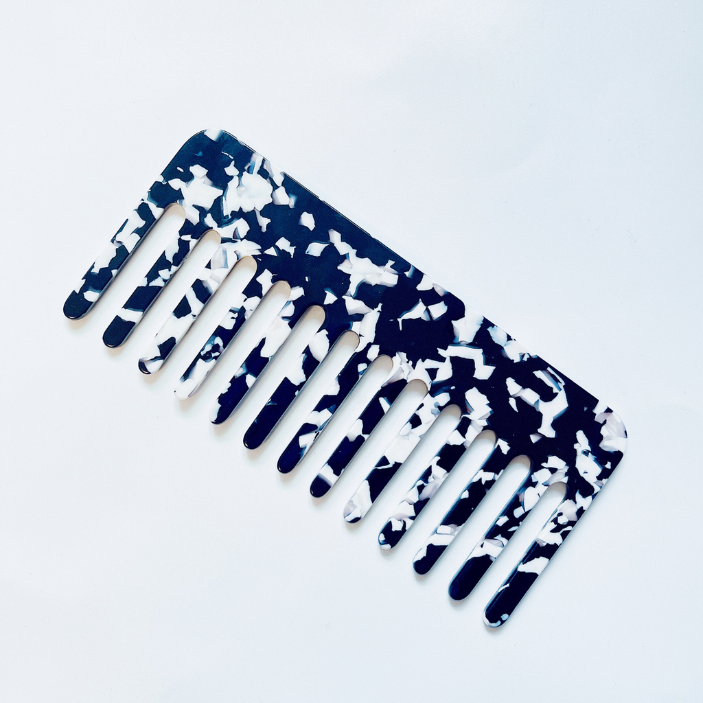 SIMPLE ACETIC ACID ANTI-STATIC HAIR COMB LIGHT BROWN