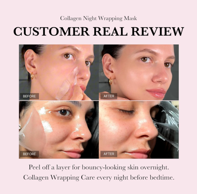 MEDICUBE Collagen Night Wrapping Mask: Wrapping Mask