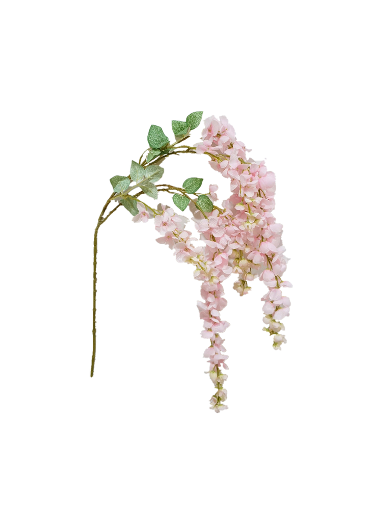 43'' Silk Wisteria Artificial Flower Spray, Hanging Flowers