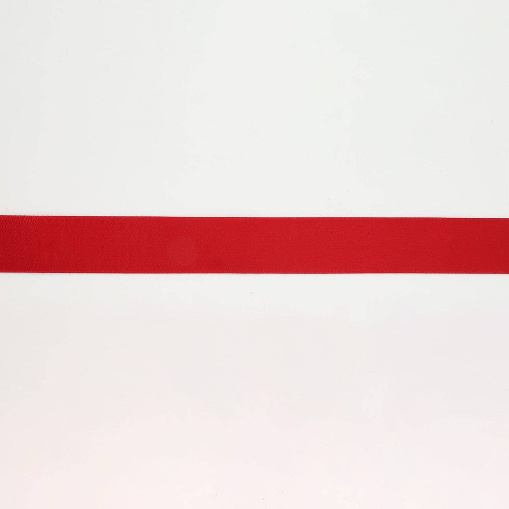 Double Face Satin Ribbon | Red (250): 1" - 25 Yard Roll