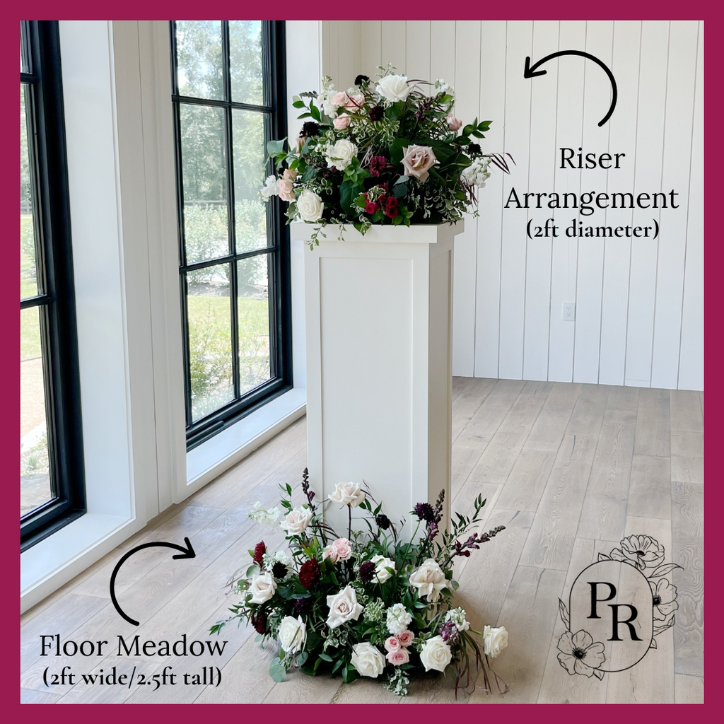 Burgundy Blossom - Floor Meadow