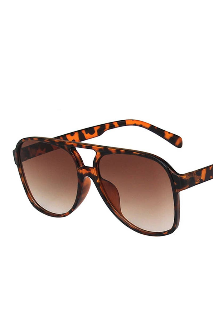 Vintage Double Bridge Aviator Sunglasses_CWASG0113: LEOPARDBROWN / (OS) 1