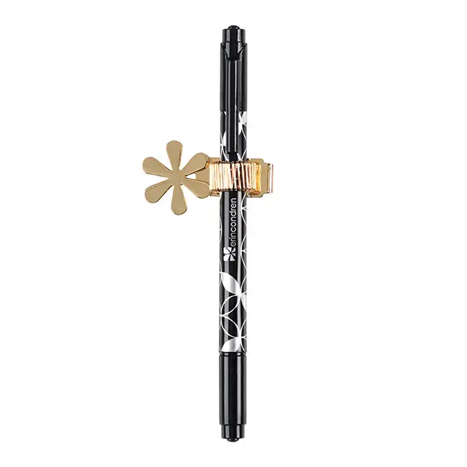 Asterisk Pen Clip - Gold