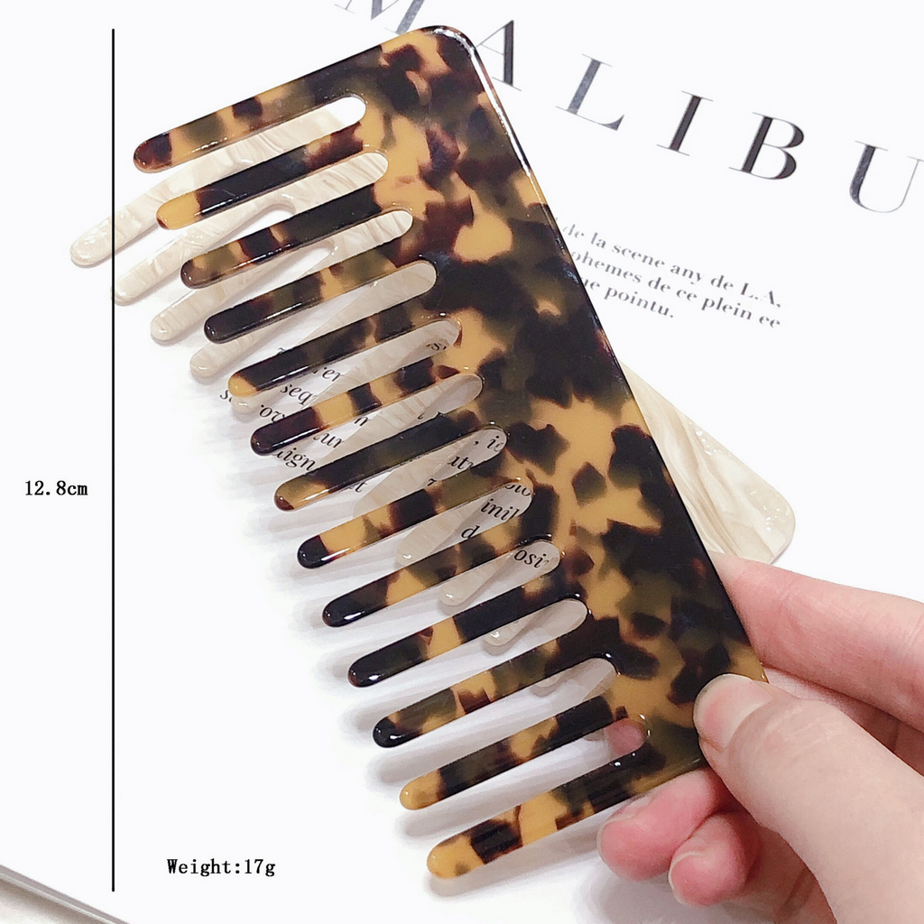 SIMPLE ACETIC ACID ANTI-STATIC HAIR COMB MULTICOLOR