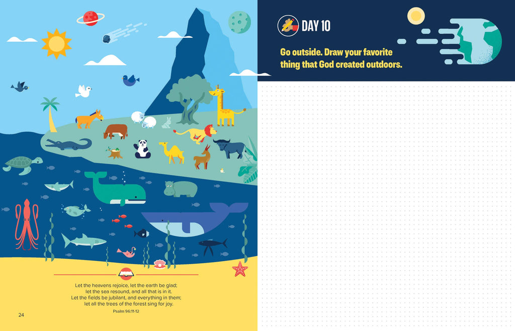 Bible Infographics for Kids Adventure Journal Book
