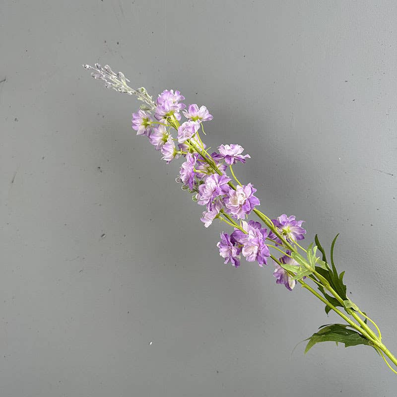 33''T Silk Delphinium Flower Stem, Srping/Summer Decorations: Pink