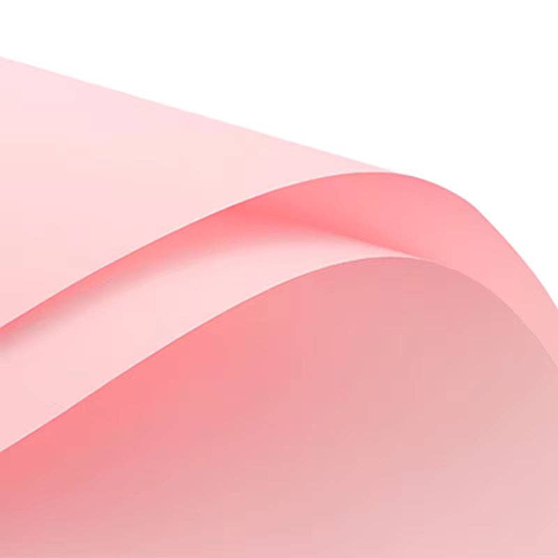 Solid Color Korean Inspired Flower Wrapping Paper (20pcs/bag: 21 - Pink