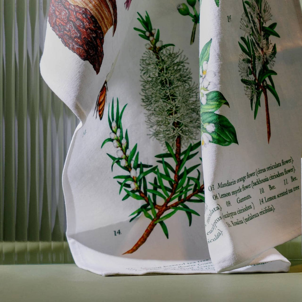 Tea Towel Botanical Print