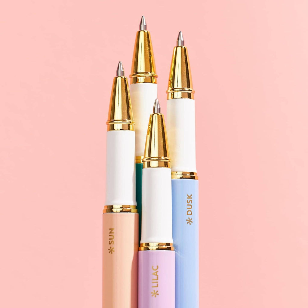 Metal Gel Pen 4-pack
