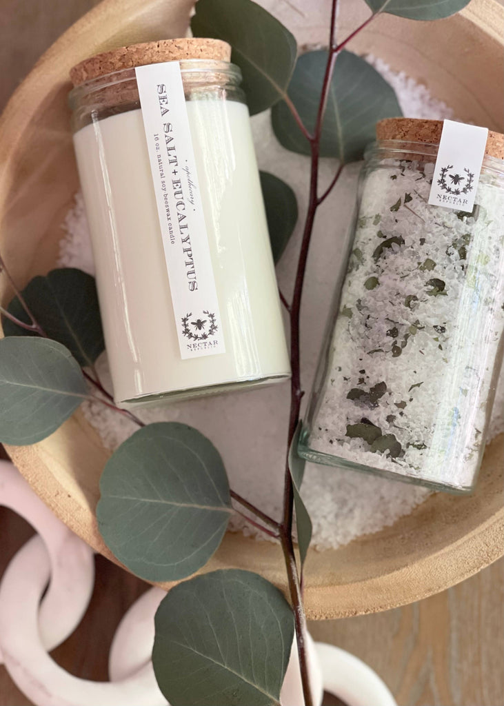 Sea Salt + Eucalyptus : Bath Soak Tube