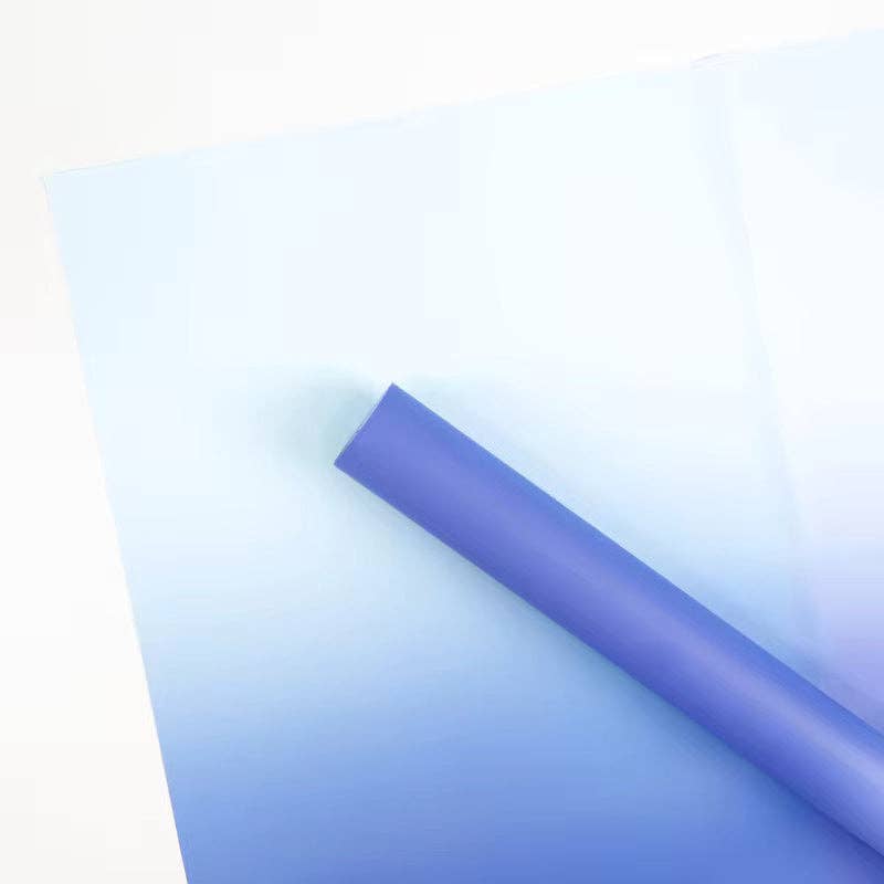 Two Sides Gradient Flower Wrapping Paper (20pcs/bag): 7 - Purple