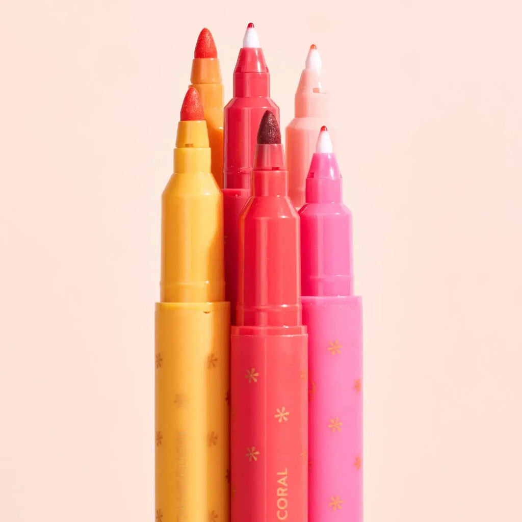 Classic Dual-Tip Markers 6-pack - Sunset