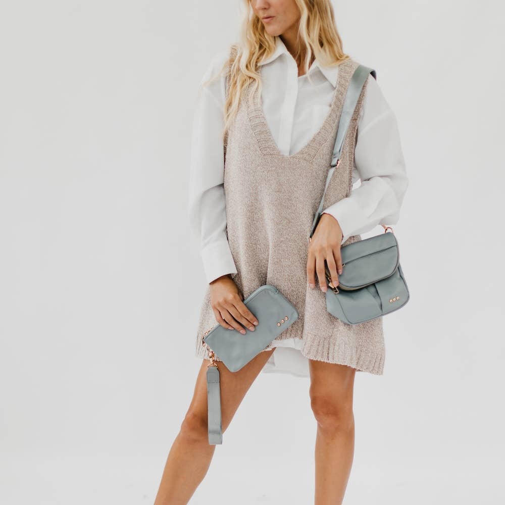 Tilly Crossbody Bag: Gray