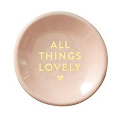 Ceramic Ring Dish & Earrings - All Things Lovely