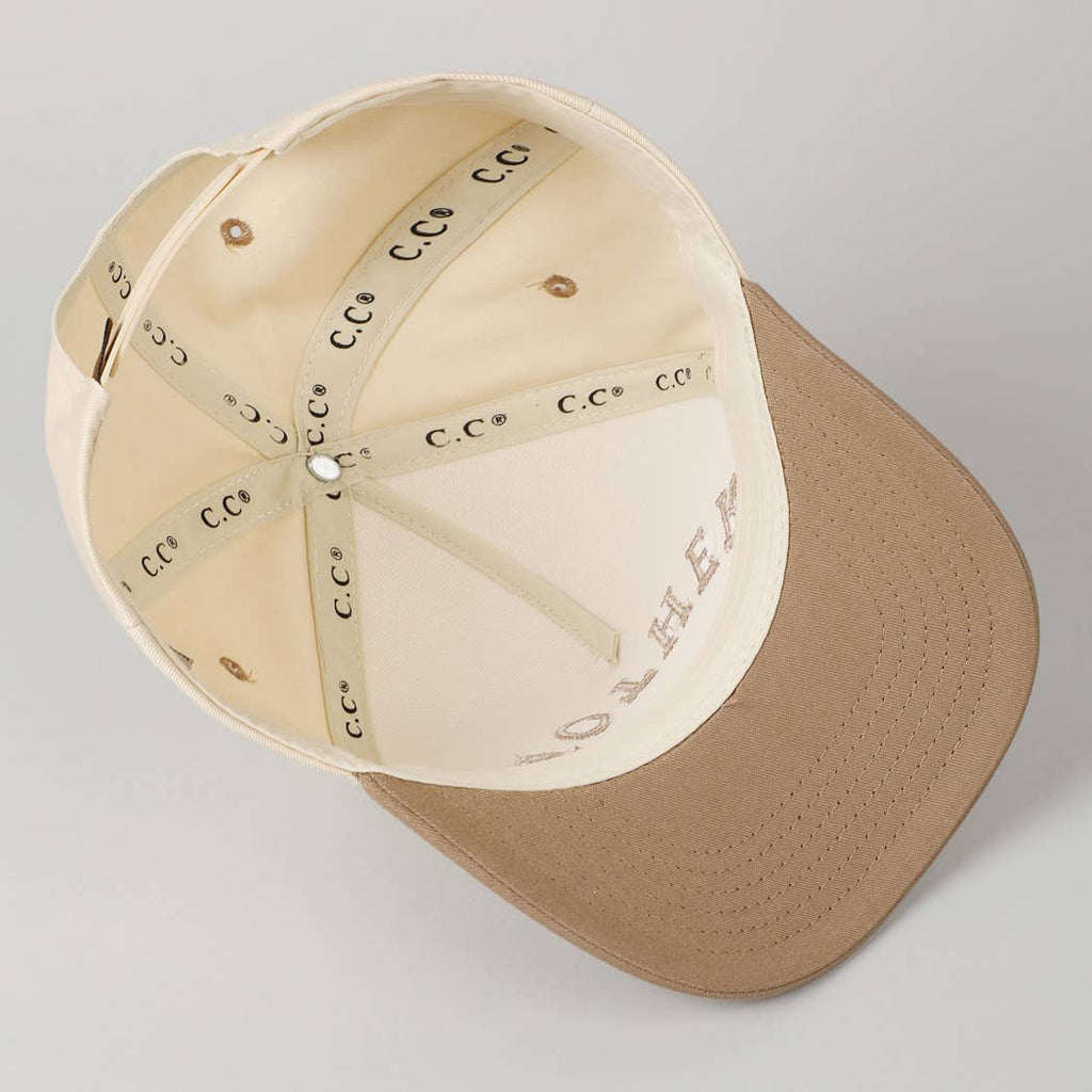 MOTHER Upside Down Lettering Embroidery Cap: SAGE / ONE SIZE