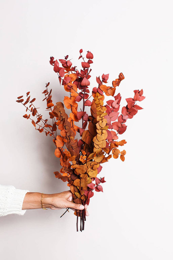 Fall Preserved Copper Eucalyptus