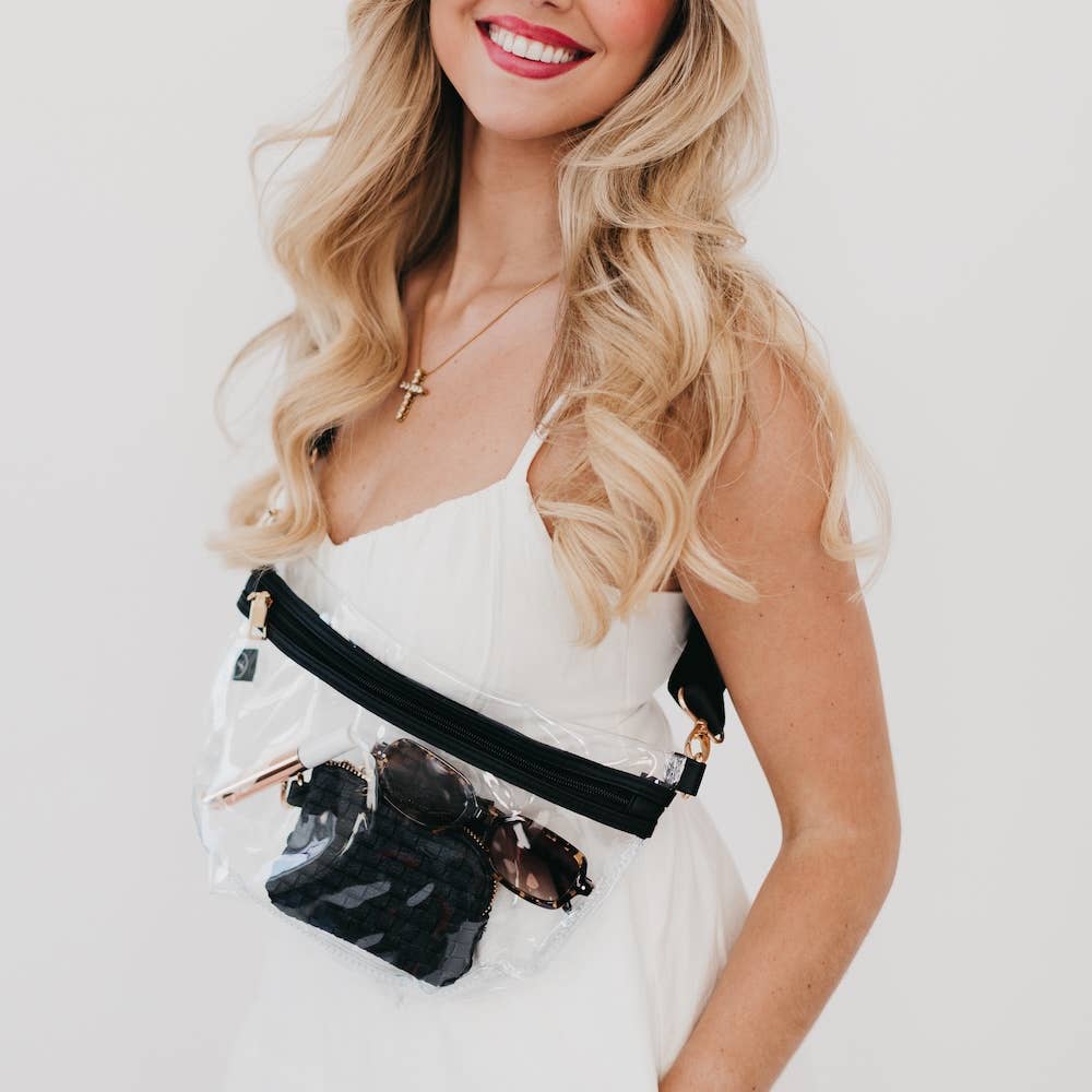 Kehlani Clear Bum Bag: Cream