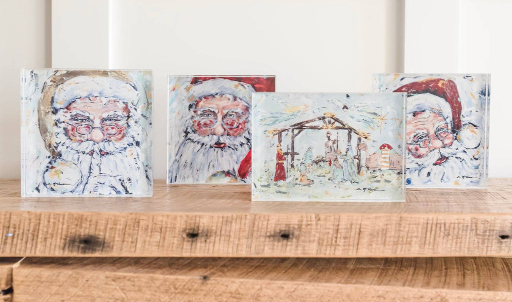 "Nativity" acrylic shelfie