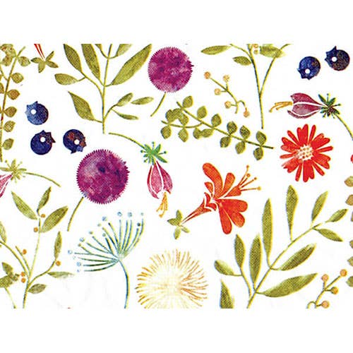 Floral & Nature Print Tissue Paper Sheets: Daisy / 120 Pack / 20x30"