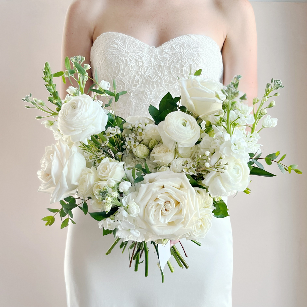 Classic White - Premium Bridal Bouquet