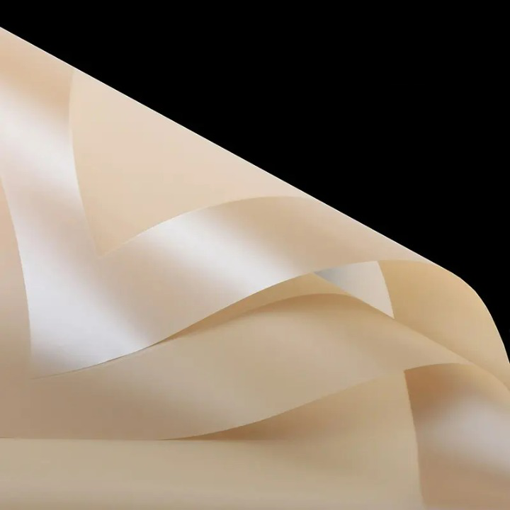 Jelly Color Waterproof Flower Wrapping Paper (20 sheets/bag): 6 - Yellow