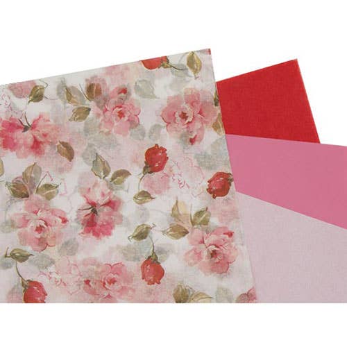 Waxed Floral Bulk Tissue Paper: Romance / 200 Pack / 18x24"