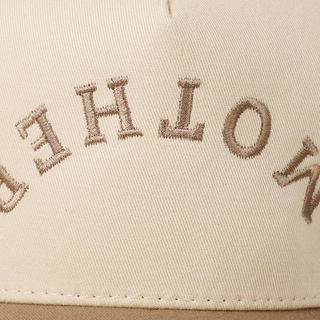 MOTHER Upside Down Lettering Embroidery Cap: SAGE / ONE SIZE