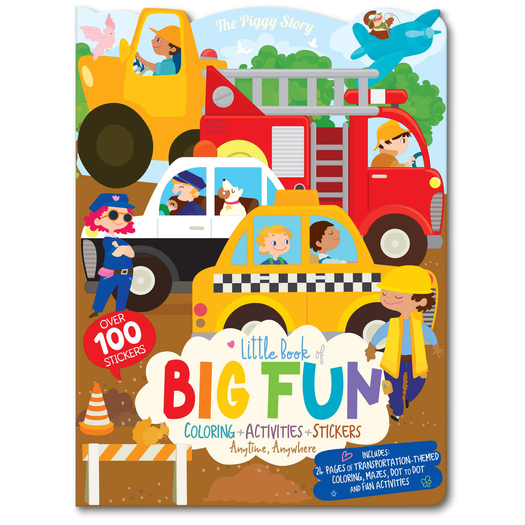 Crazy Car Town Activity Gift Pack for Kids