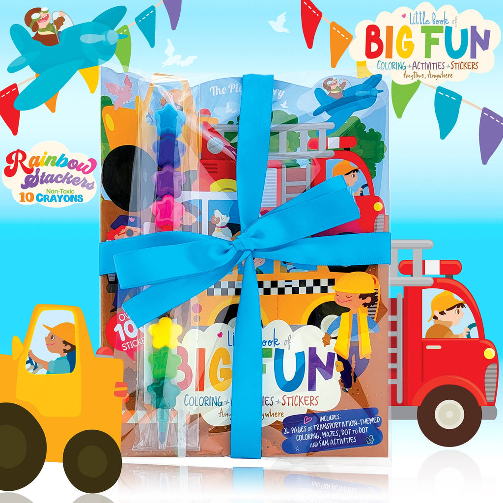 Crazy Car Town Activity Gift Pack for Kids